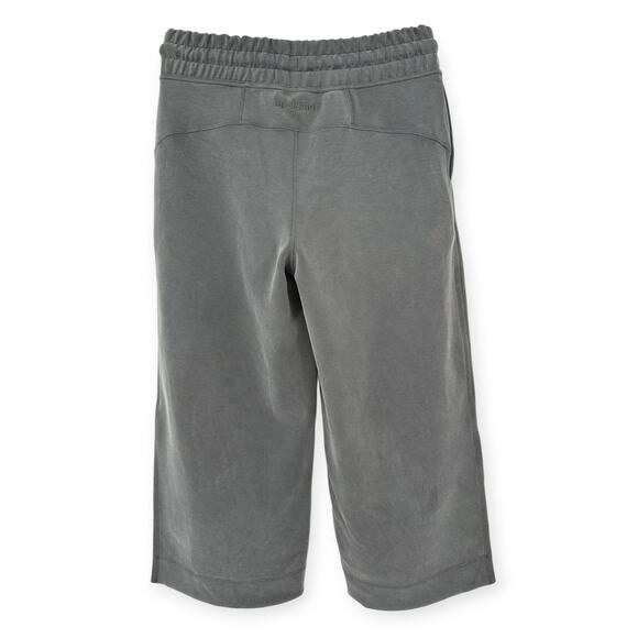 Lululemon | Size 8 | Soft Ambitions High Rise Crop Wide Leg Graphite Grey Pants - Picture 9 of 11